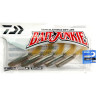 Твистер DAIWA Bait Junkie Grub 4 (10см) Motor Oil UV (упаковка - 5шт) 043178612255